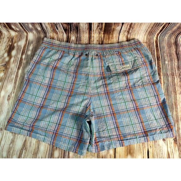 Vintage Polo Ralph Lauren Mens Size X Large Plaid Shorts Swim Suit Trunks 38x5.5 - Picture 2 of 9